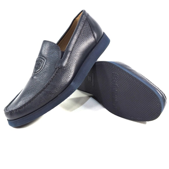 BALDININI ?? MEN\'S BLUE LEATHER LOAFERS main image 8
